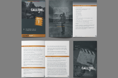 8.5x5.5'' Portrait Brochure Mockup