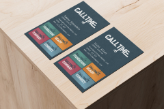 Business Cards on Wooden Box Mockup by Anthony Boyd Graphics